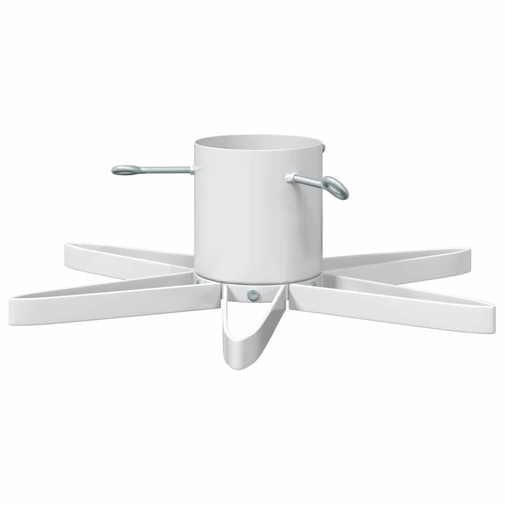 Christmas Tree Stand 1.73 White 49 x 49 x 15.5 cm Steel